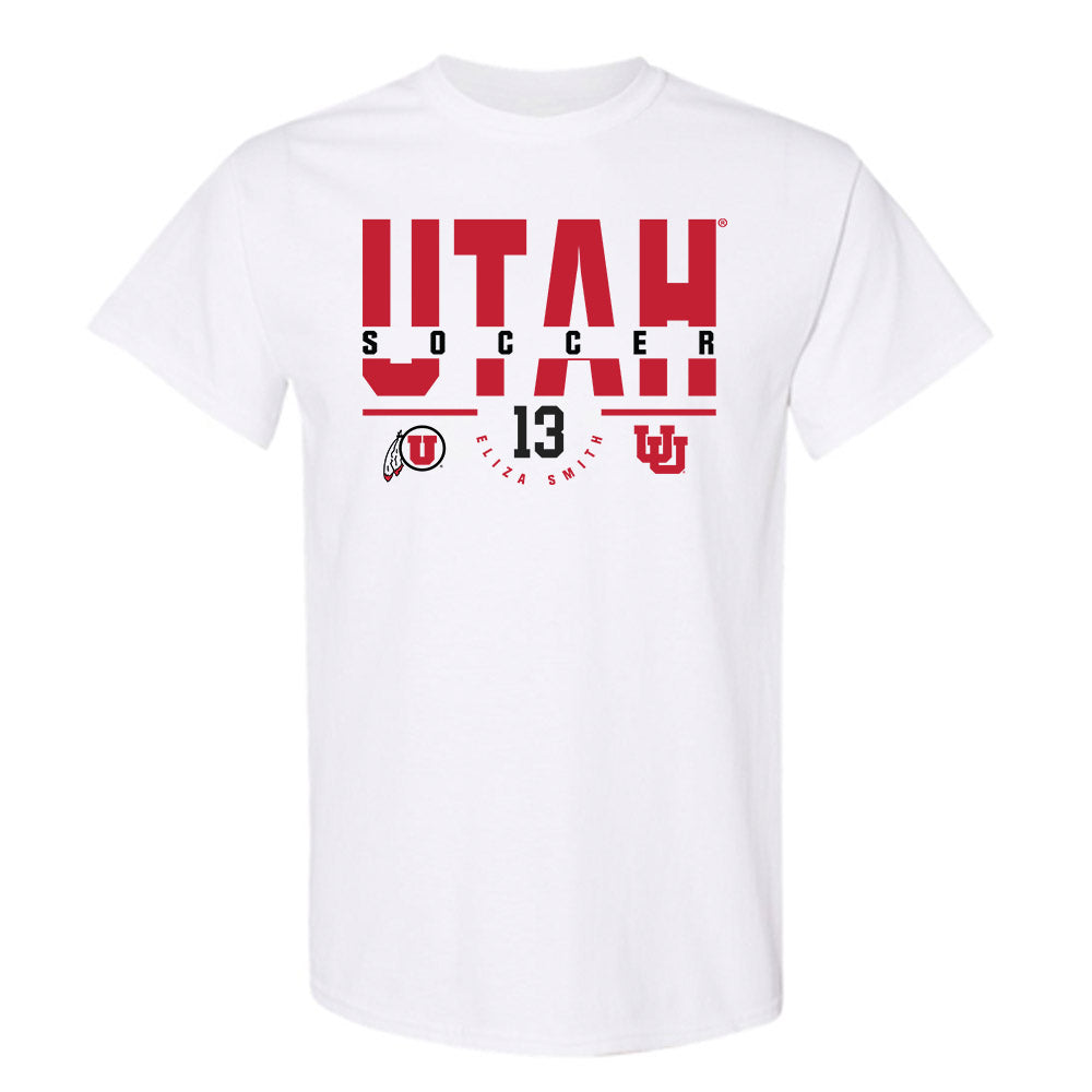 Utah - NCAA Women's Soccer : Eliza Smith - Classic Fashion Shersey T-Shirt-0