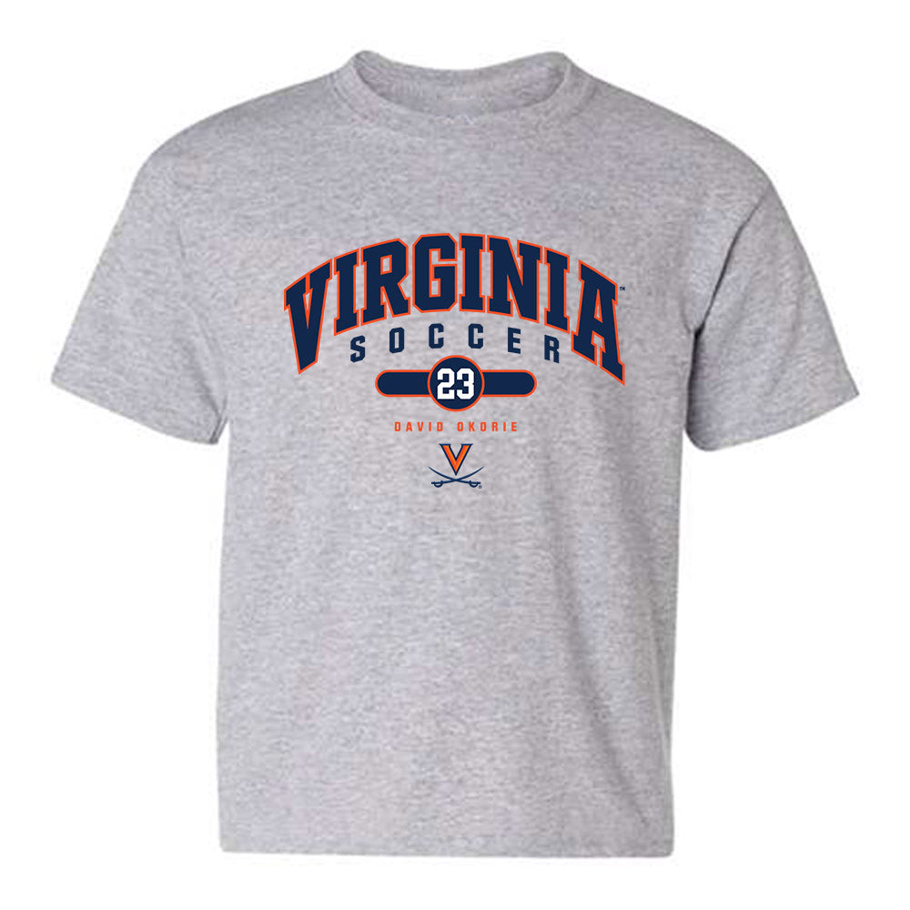 Virginia - NCAA Men's Soccer : David Okorie - Fashion Shersey Youth T-Shirt-0