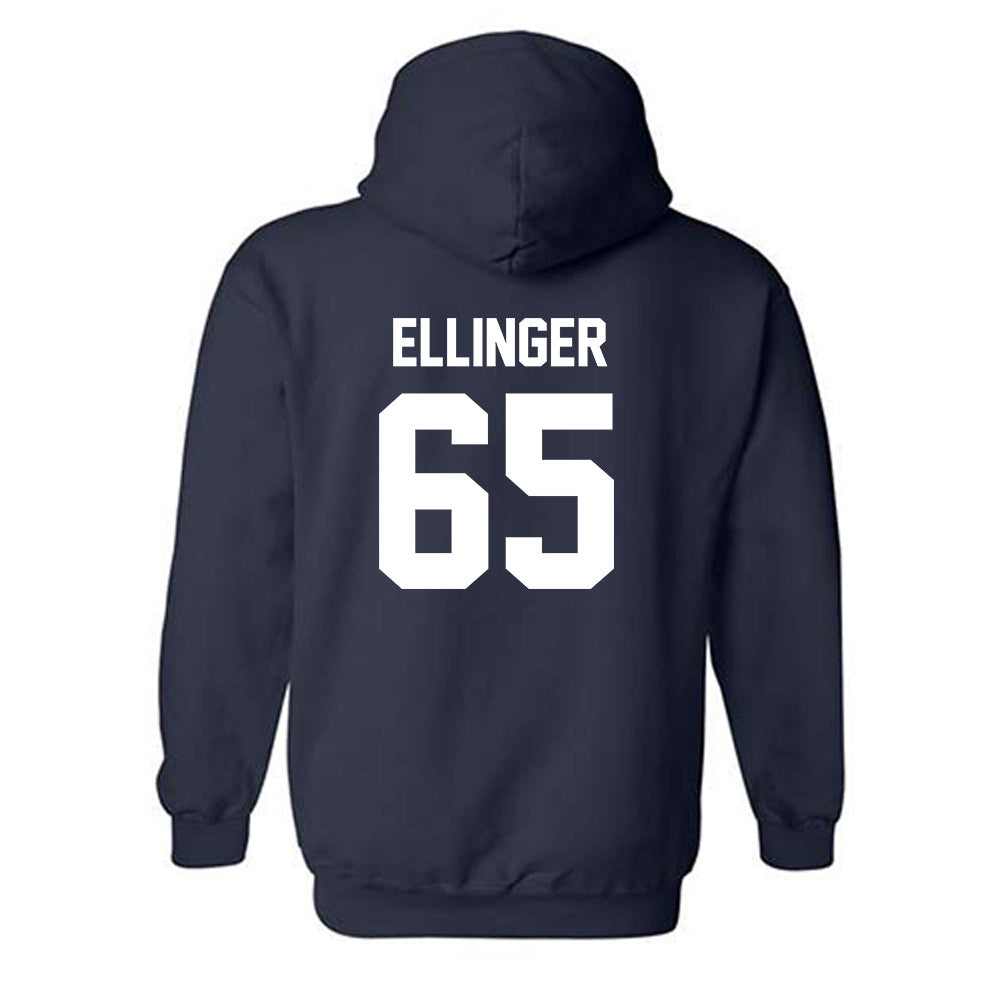 Virginia - NCAA Football : Grant Ellinger - Classic Shersey Hooded Sweatshirt-1