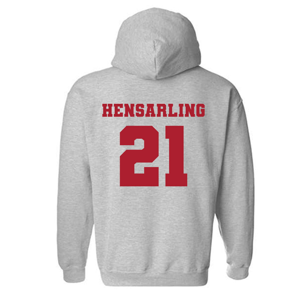 Nicholls State - NCAA Baseball : Cannon Hensarling - Classic Fashion Shersey Hooded Sweatshirt-1