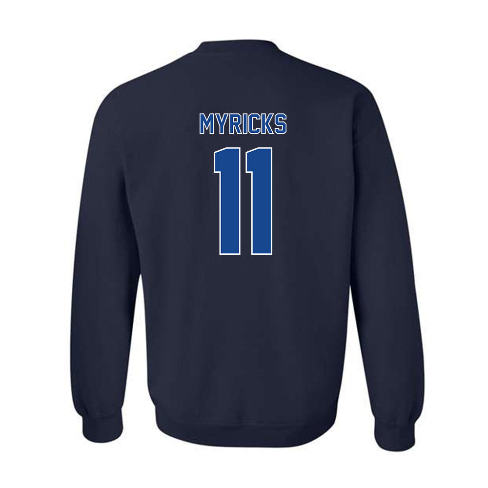 Georgia State - NCAA Softball : Tenison Myricks - Classic Fashion Shersey Crewneck Sweatshirt-1