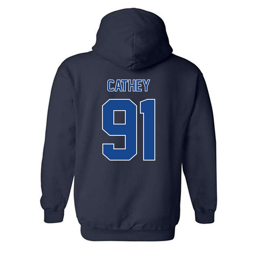 Georgia State - NCAA Football : Tyrese Cathey - Classic Fashion Shersey Hooded Sweatshirt-1