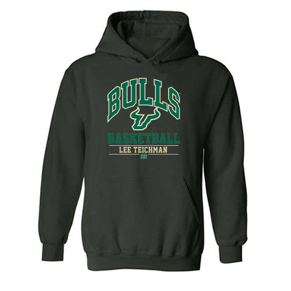 USF - NCAA Women's Basketball : Lee Teichman - Classic Fashion Shersey Hooded Sweatshirt-0