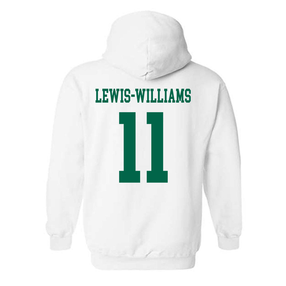 USF - NCAA Women's Basketball : Kirsten Lewis-Williams - Classic Fashion Shersey Hooded Sweatshirt-1