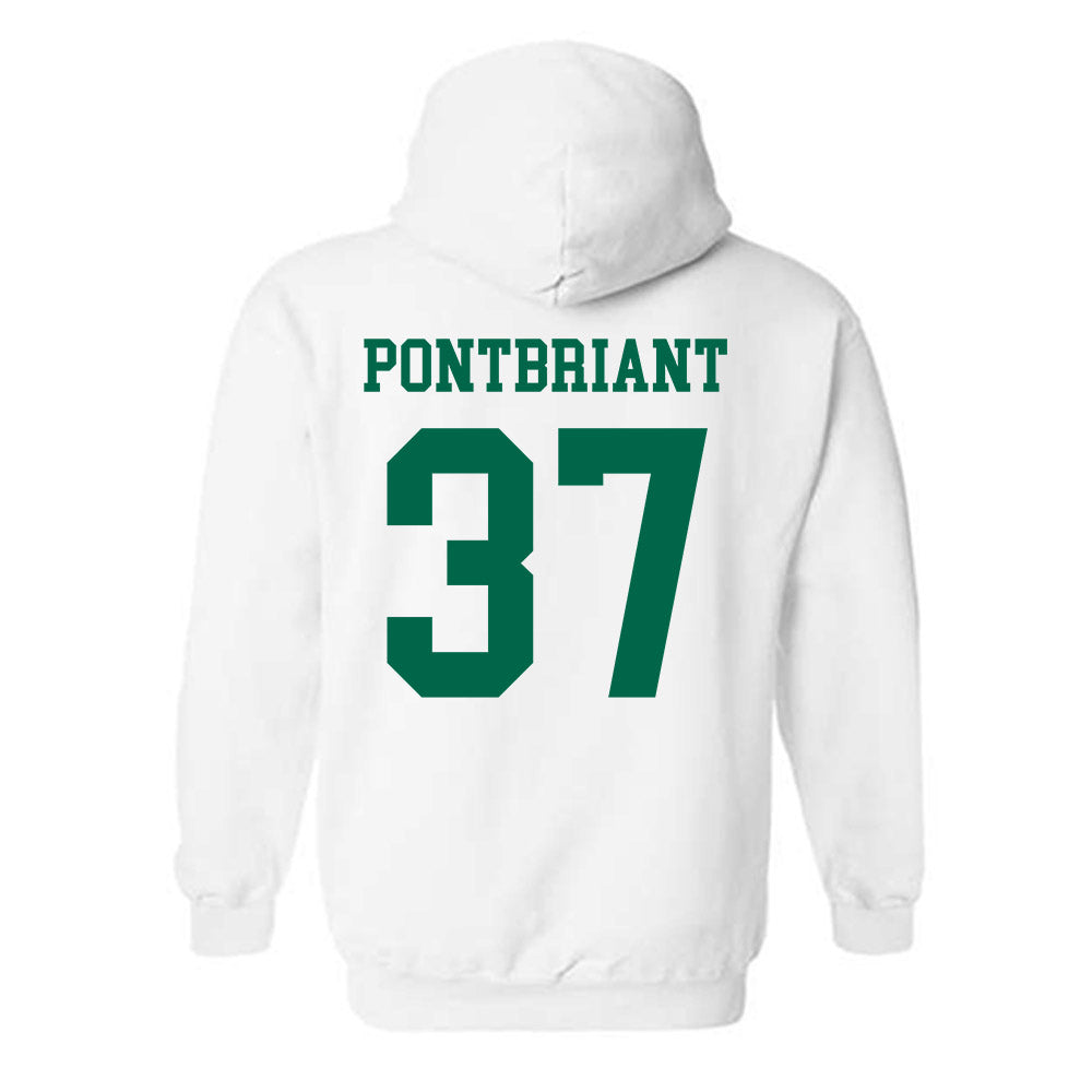 USF - NCAA Baseball : Dominic Pontbriant - Classic Fashion Shersey Hooded Sweatshirt-1