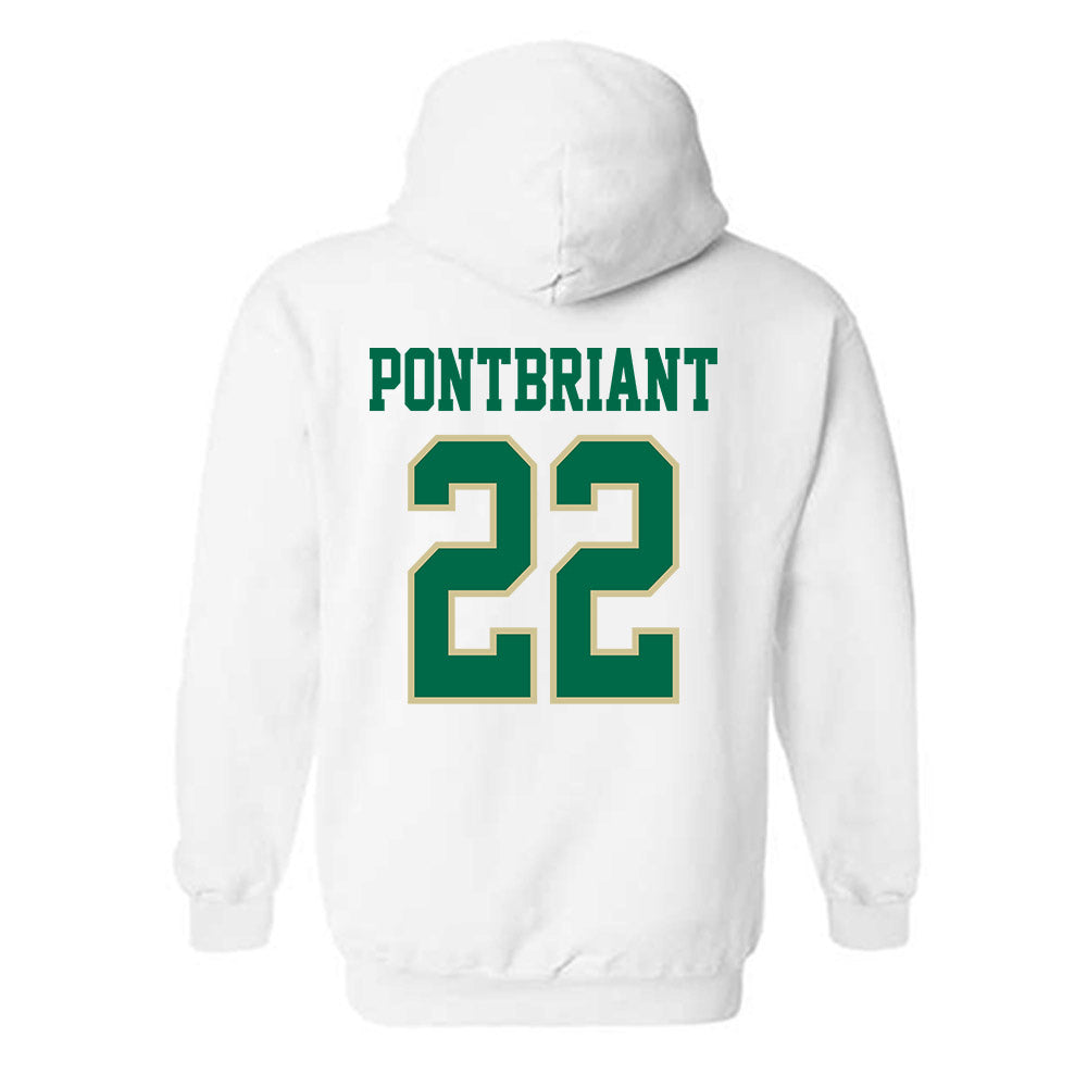 USF - NCAA Baseball : Dominic Pontbriant - Classic Fashion Shersey Hooded Sweatshirt-1