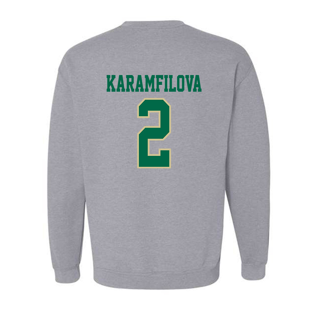 USF - NCAA Women's Basketball : Yana Karamfilova - Classic Fashion Shersey Crewneck Sweatshirt-1