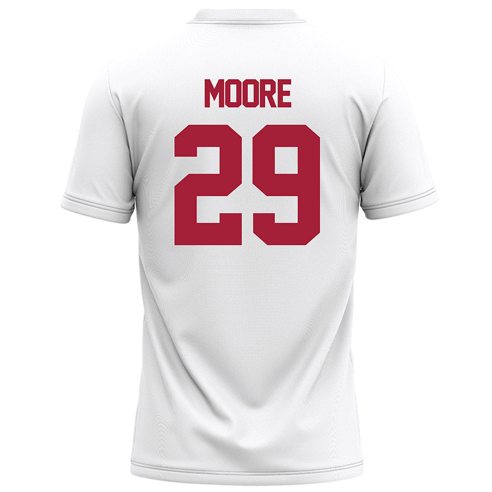 Alabama - NCAA Football : Fredrick Moore - White Football Jersey-1