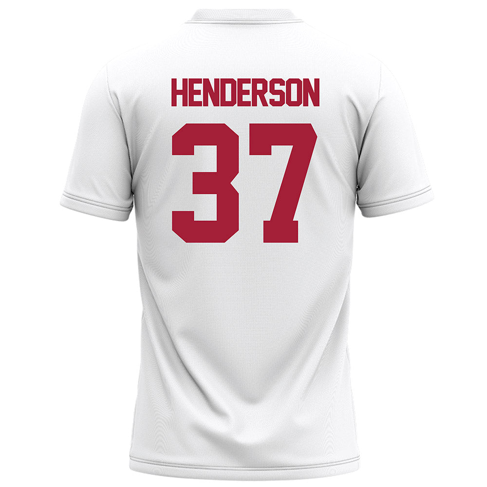Alabama - NCAA Football : Tyler Henderson - White Football Jersey-1