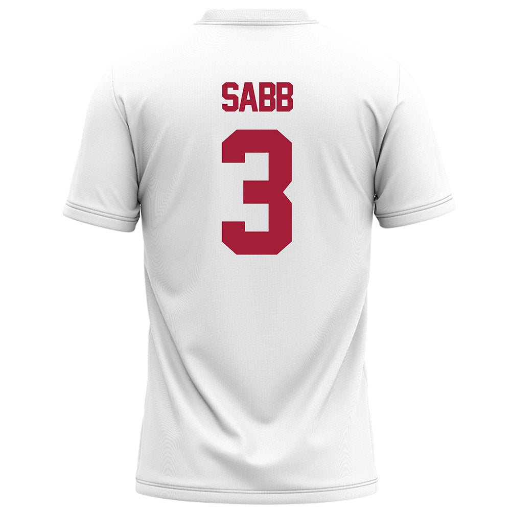Alabama - NCAA Football : Keon Sabb - White Football Jersey-1