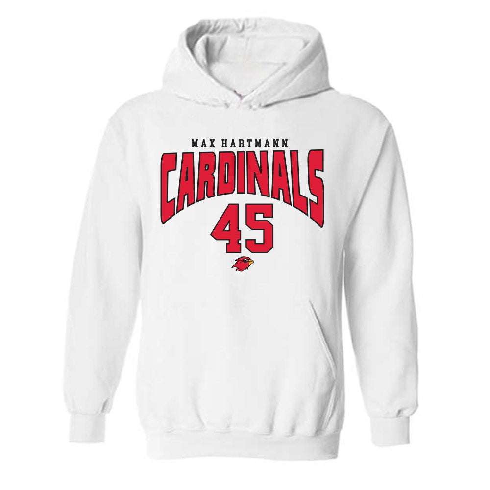 Lamar - NCAA Baseball : Max Hartmann - Classic Fashion Shersey Hooded Sweatshirt-0