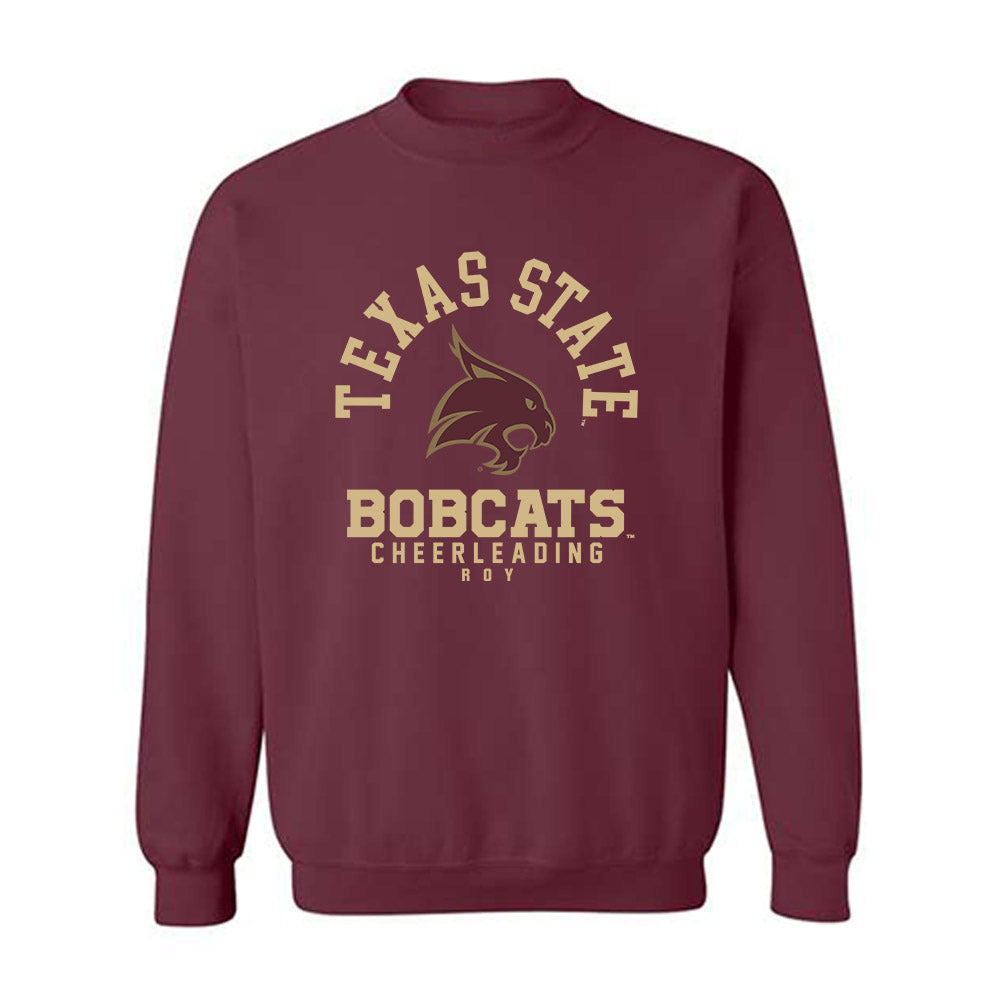 Texas State - NCAA Cheerleading : Morgan Roy - Classic Fashion Shersey Crewneck Sweatshirt-0