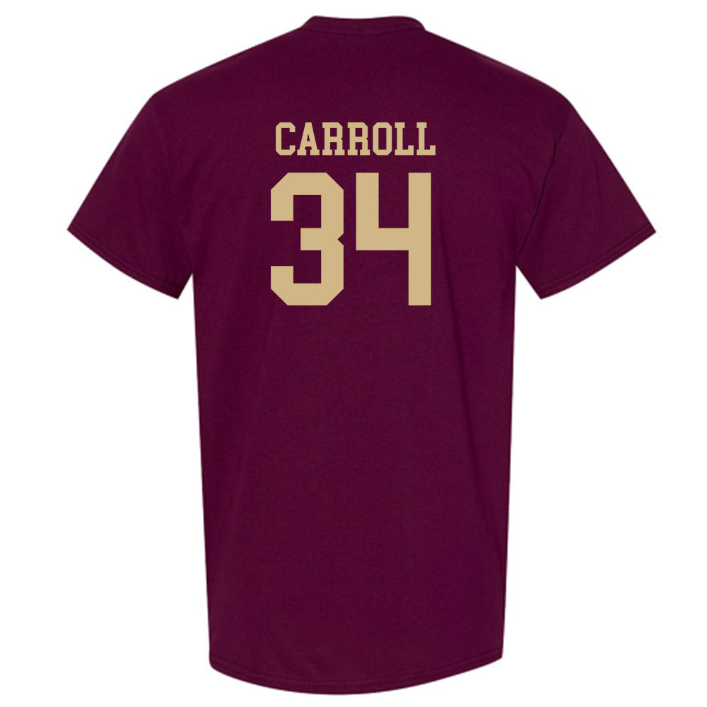 Texas State - NCAA Baseball : Coll Carroll - Classic Shersey T-Shirt-1