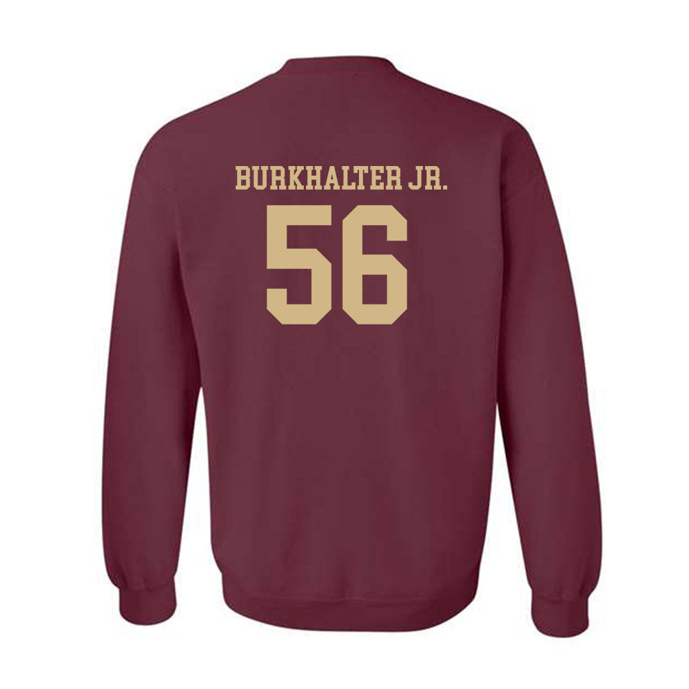 Texas State - NCAA Football : Trenton Burkhalter Jr. - Classic Shersey Crewneck Sweatshirt-1
