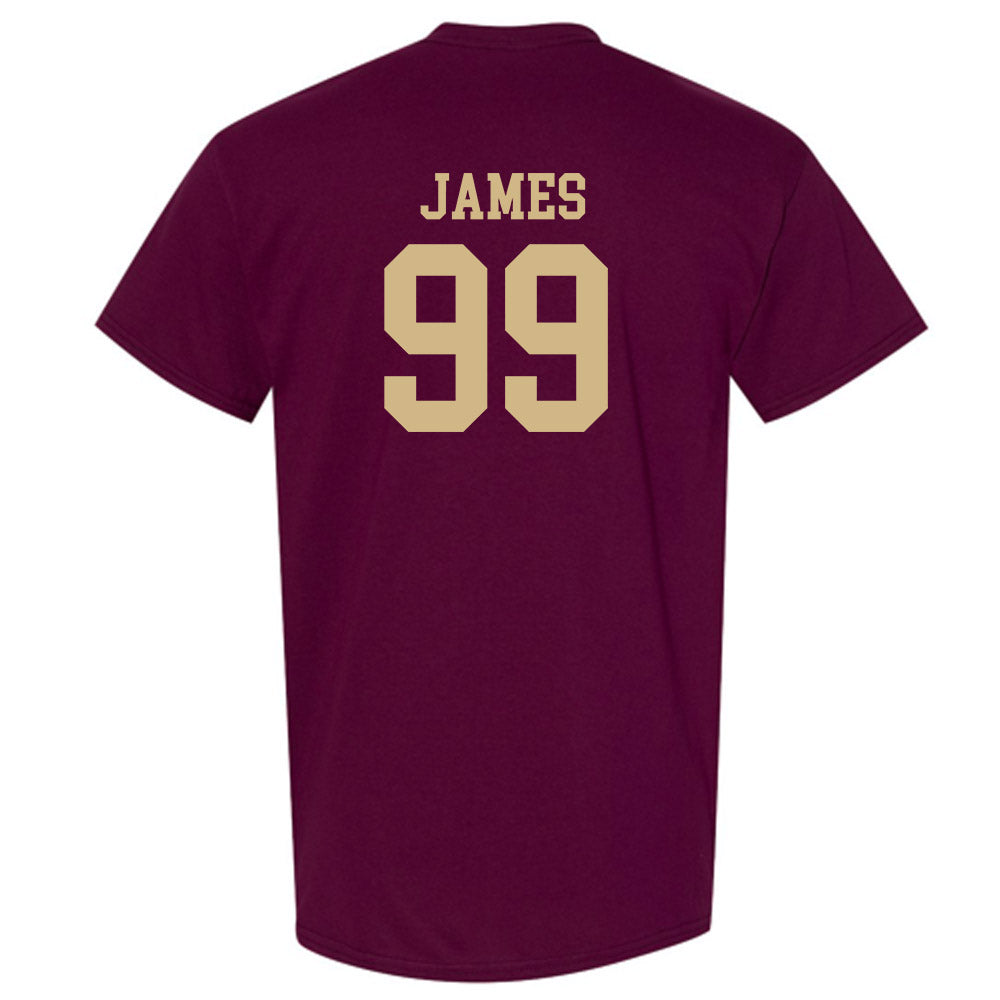 Texas State - NCAA Football : Kaleb James - Classic Shersey T-Shirt-1