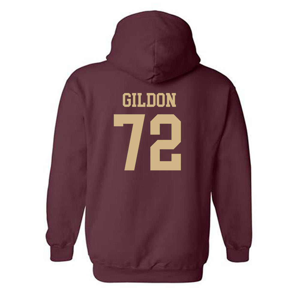 Texas State - NCAA Football : Kirk Gildon - Classic Shersey Hooded Sweatshirt-1