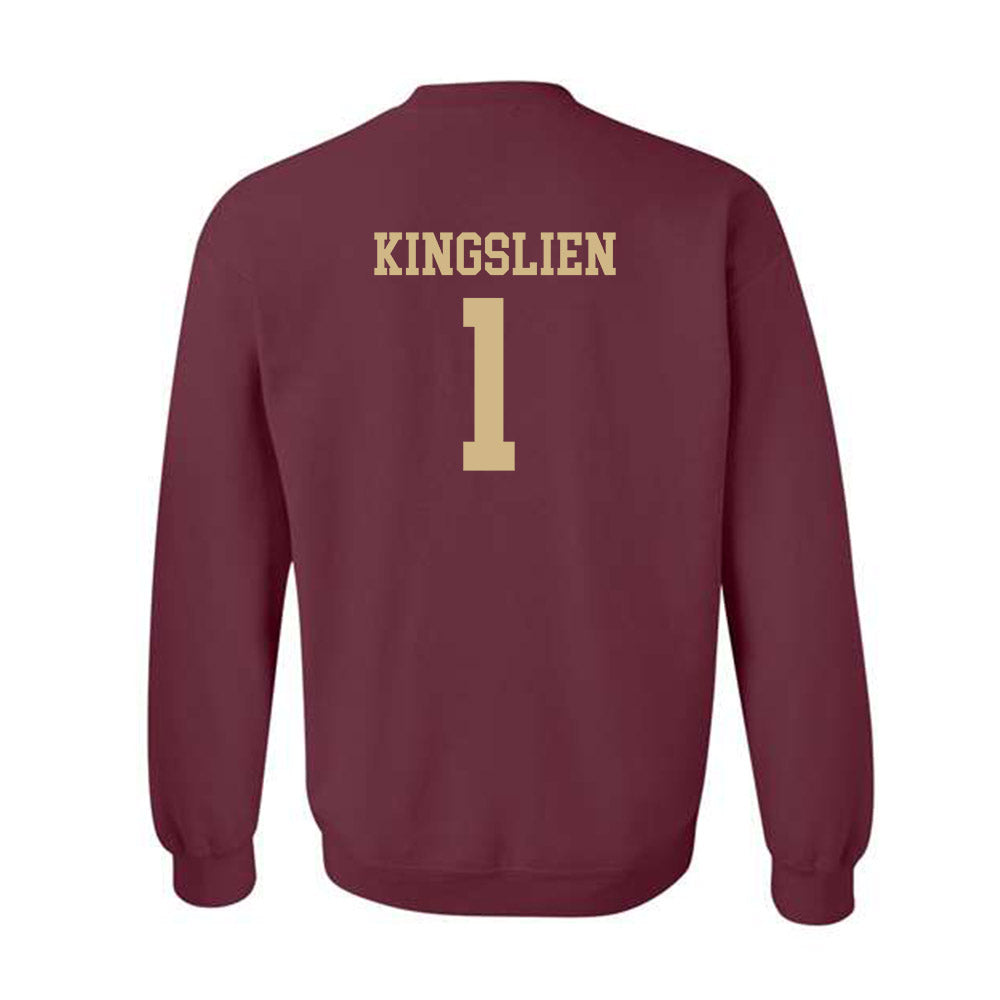 Texas State - NCAA Softball : Maddie Kingslien - Classic Shersey Crewneck Sweatshirt-1