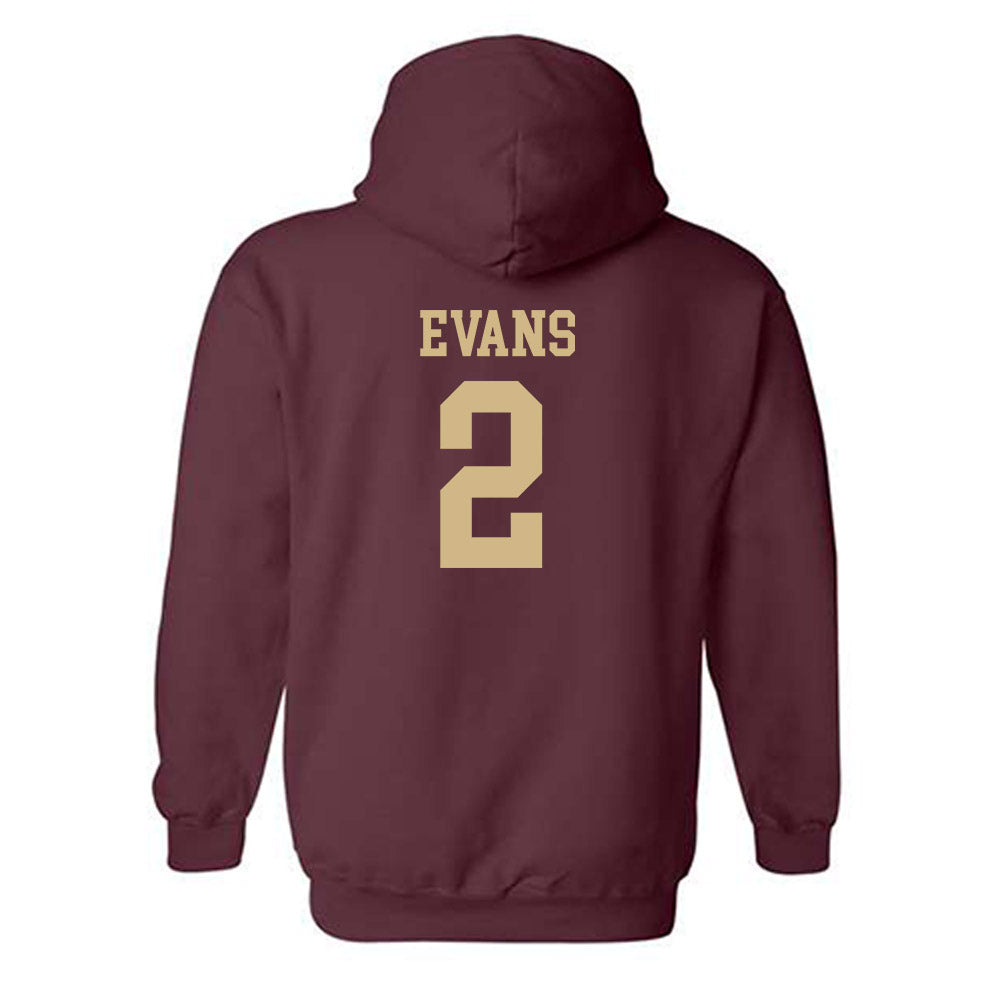 Texas State - NCAA Football : Kylen Evans - Classic Shersey Hooded Sweatshirt-1