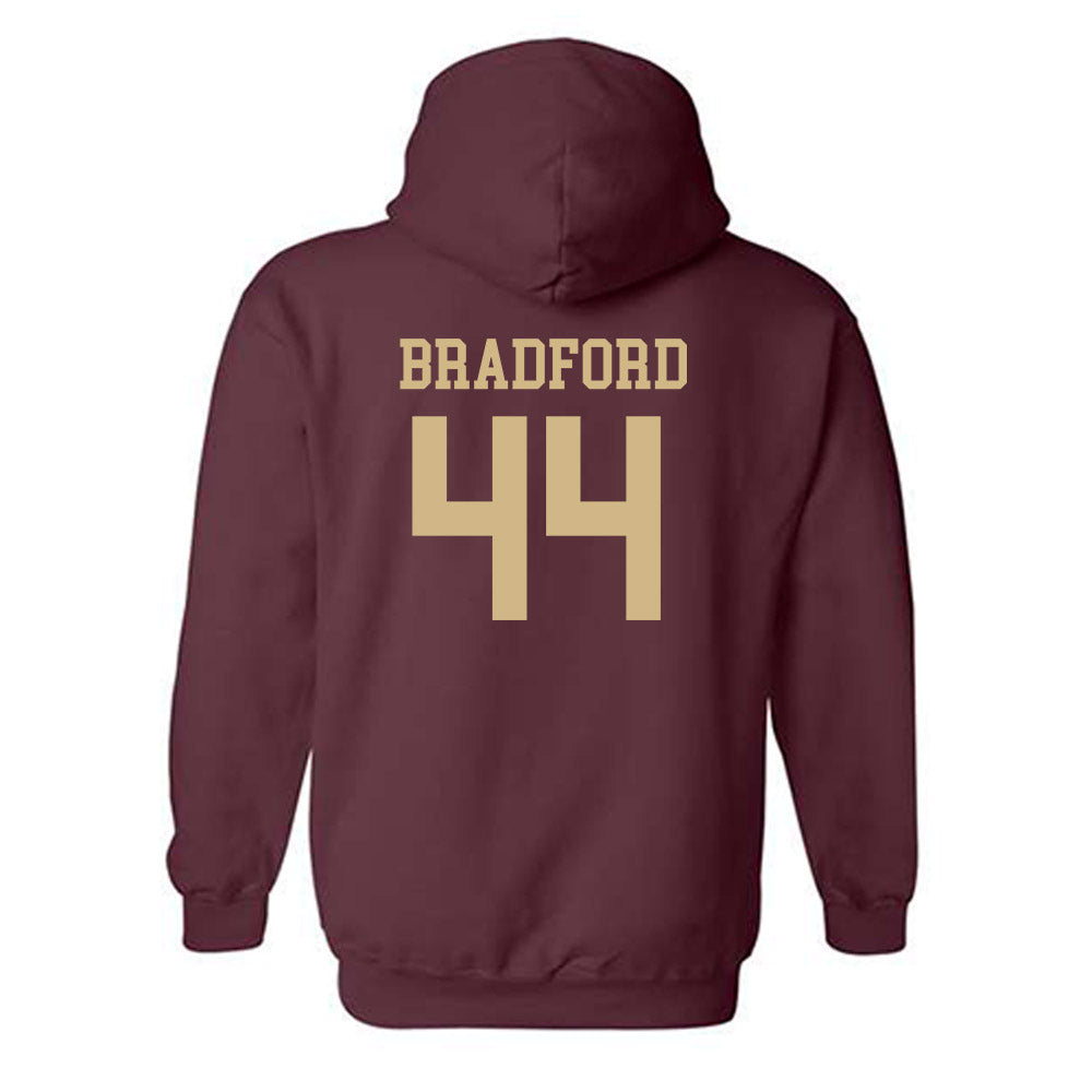 Texas State - NCAA Football : Phillip Bradford - Classic Shersey Hooded Sweatshirt-1