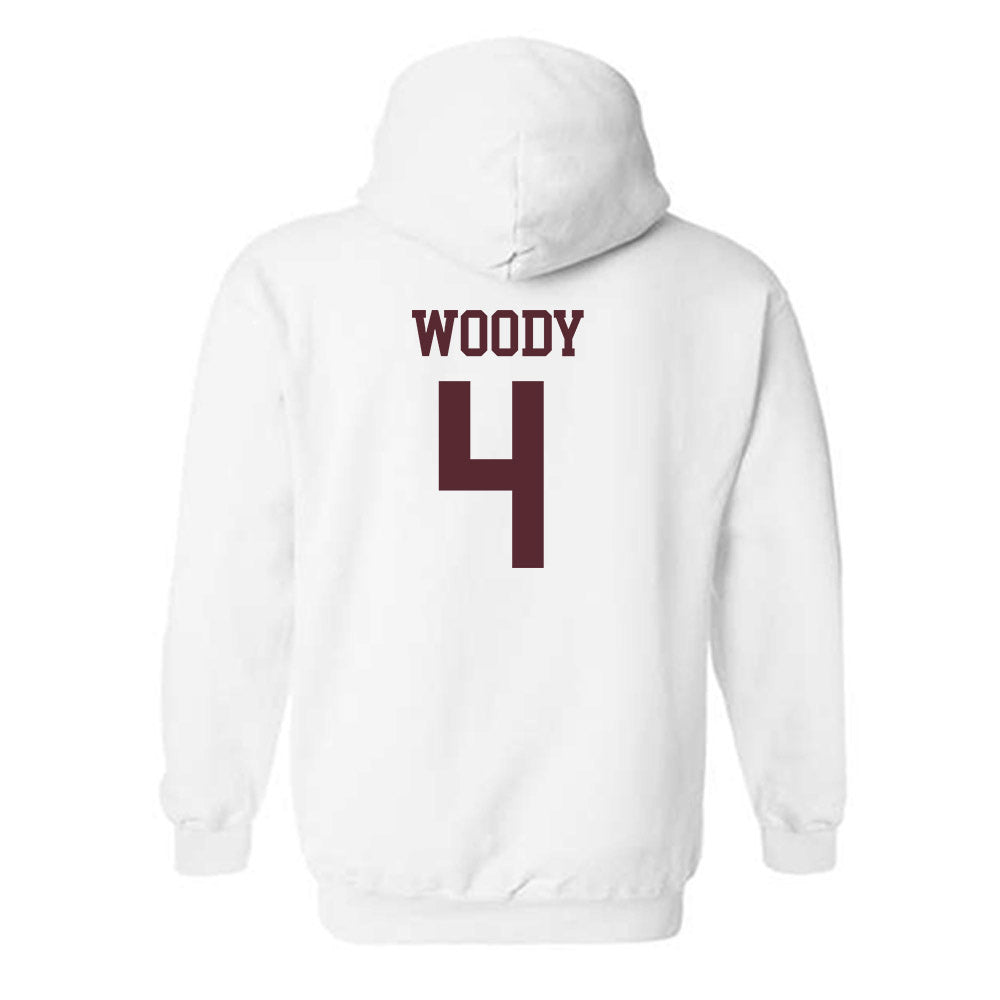 Texas State - NCAA Football : Tae Woody - Classic Shersey Hooded Sweatshirt-1
