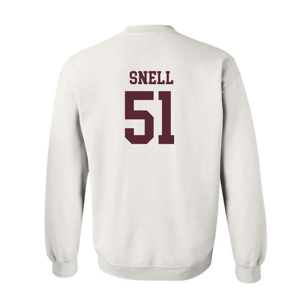 Texas State - NCAA Football : Darian Snell - Classic Shersey Crewneck Sweatshirt-1