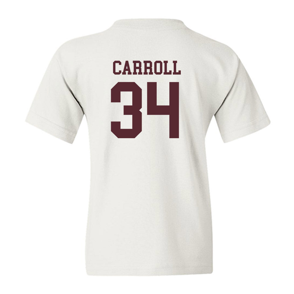 Texas State - NCAA Baseball : Coll Carroll - Classic Shersey Youth T-Shirt-1