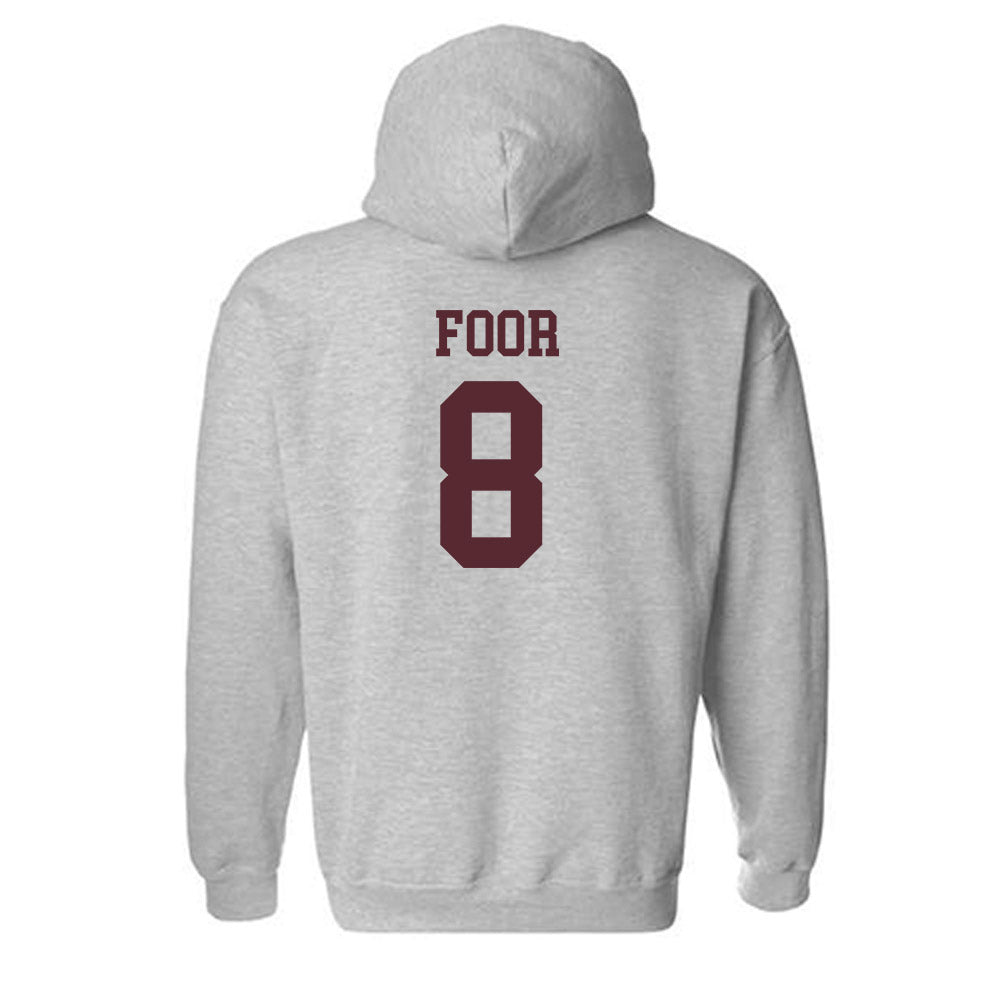 Texas State - NCAA Baseball : Daylen Foor - Classic Shersey Hooded Sweatshirt-1