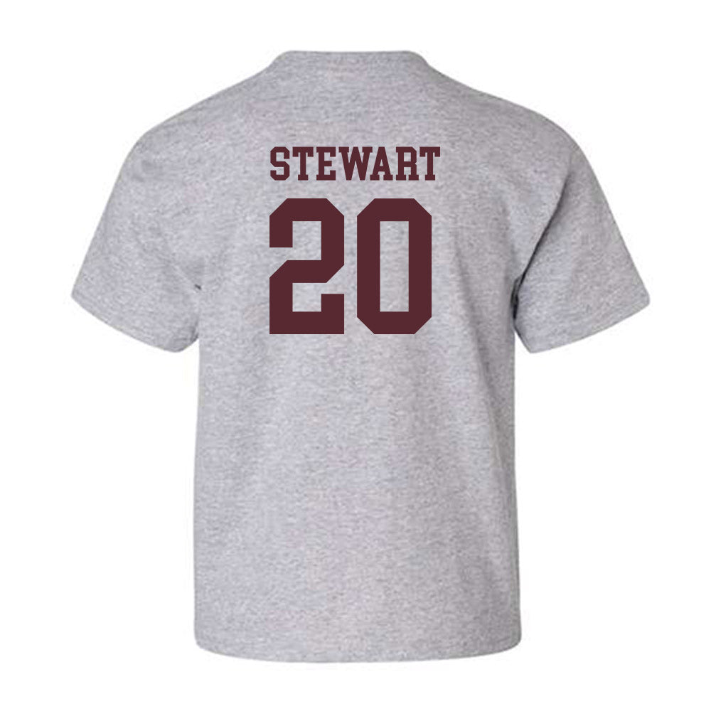 Texas State - NCAA Women's Basketball : Kyaija Stewart - Youth T-Shirt-1