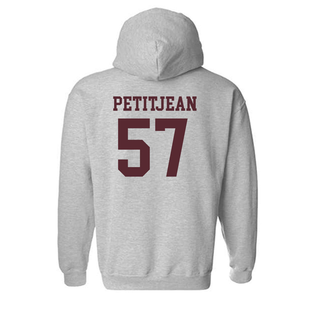 Texas State - NCAA Football : Lincoln Petitjean - Classic Shersey Hooded Sweatshirt-1