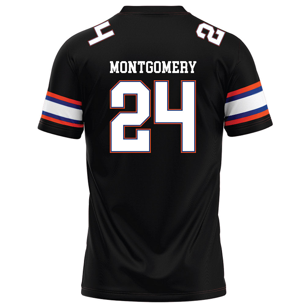 Florida - NCAA Football : London Montgomery - Black Football Jersey-1