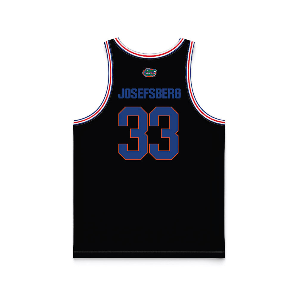 Florida - NCAA Men's Basketball : Cooper Josefsberg - Black Basketball Jersey