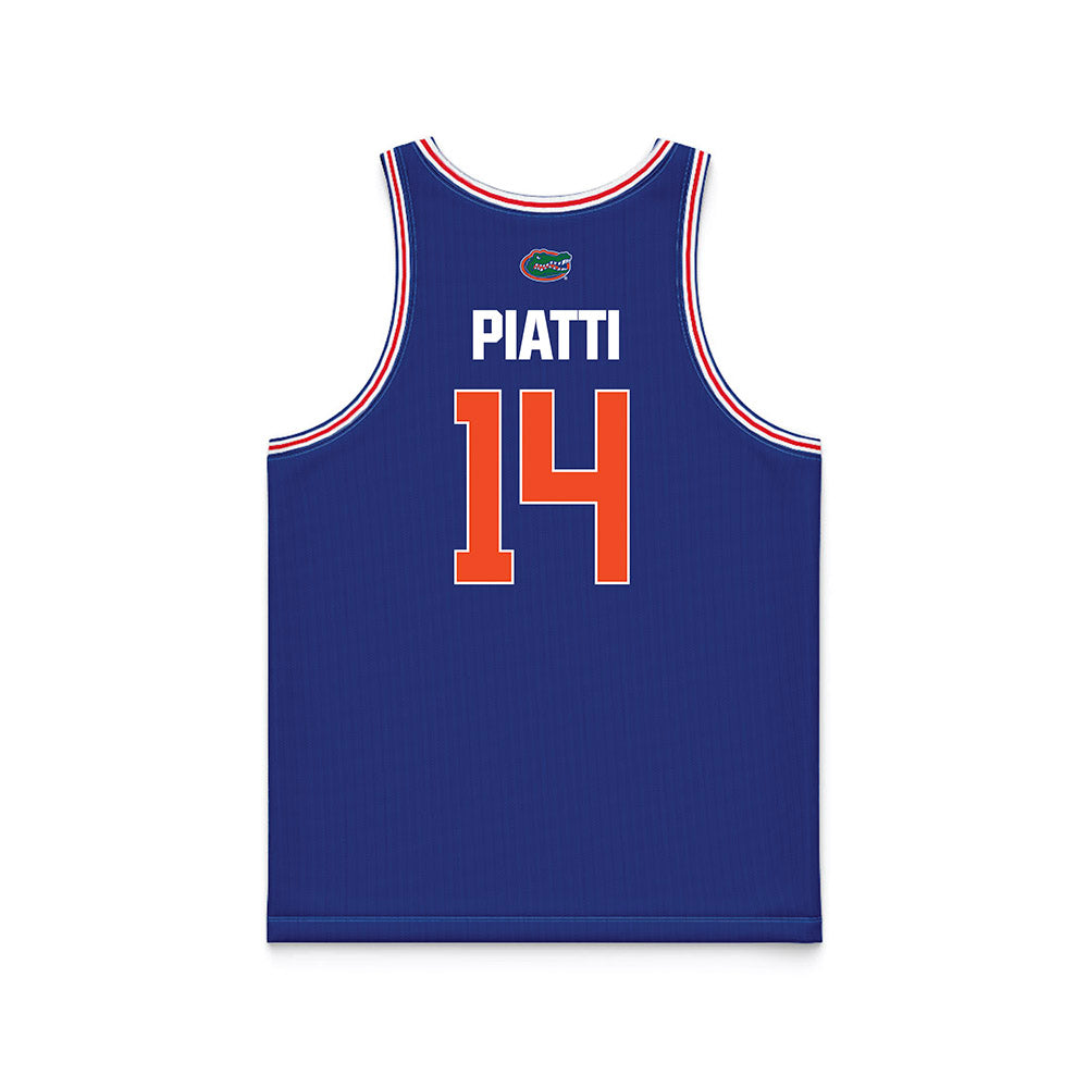 Florida - NCAA Women's Basketball : Caterina Piatti - Royal Basketball Jersey-1