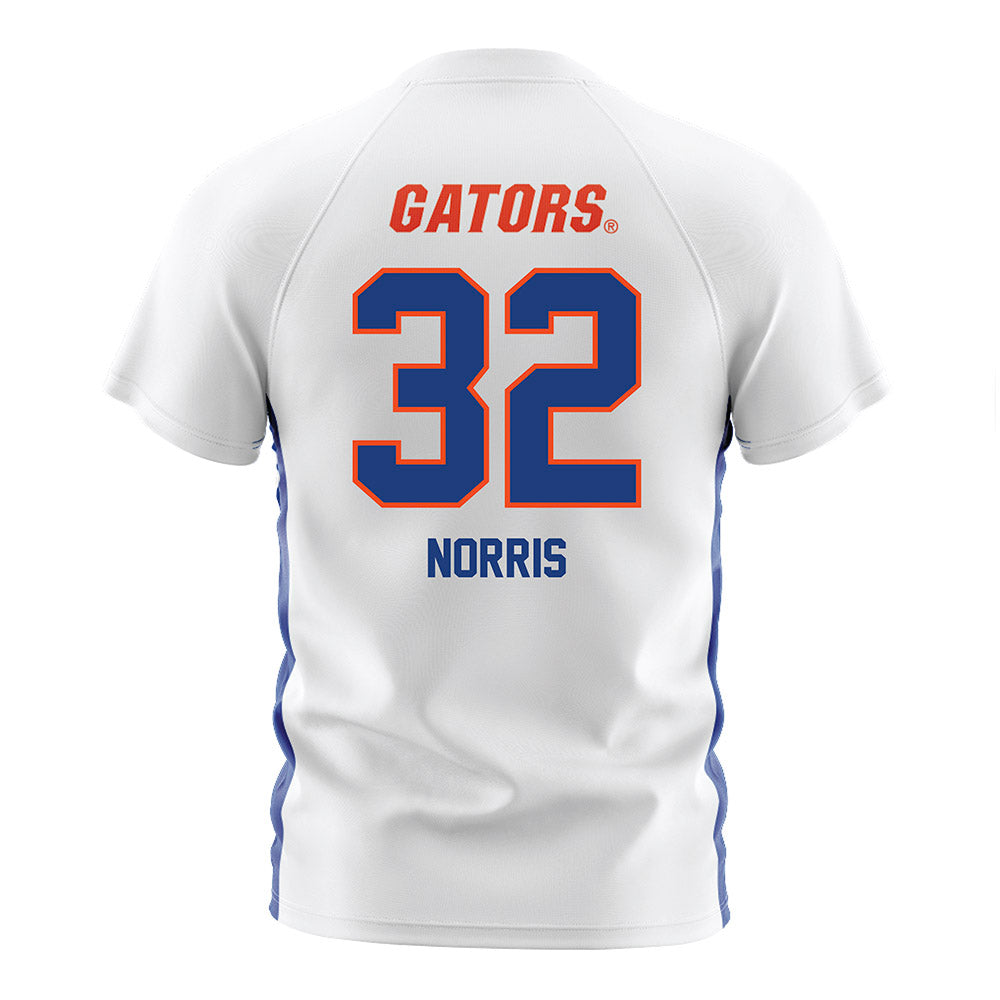 Florida - NCAA Women's Soccer : Nylah Norris - White Soccer Jersey-1