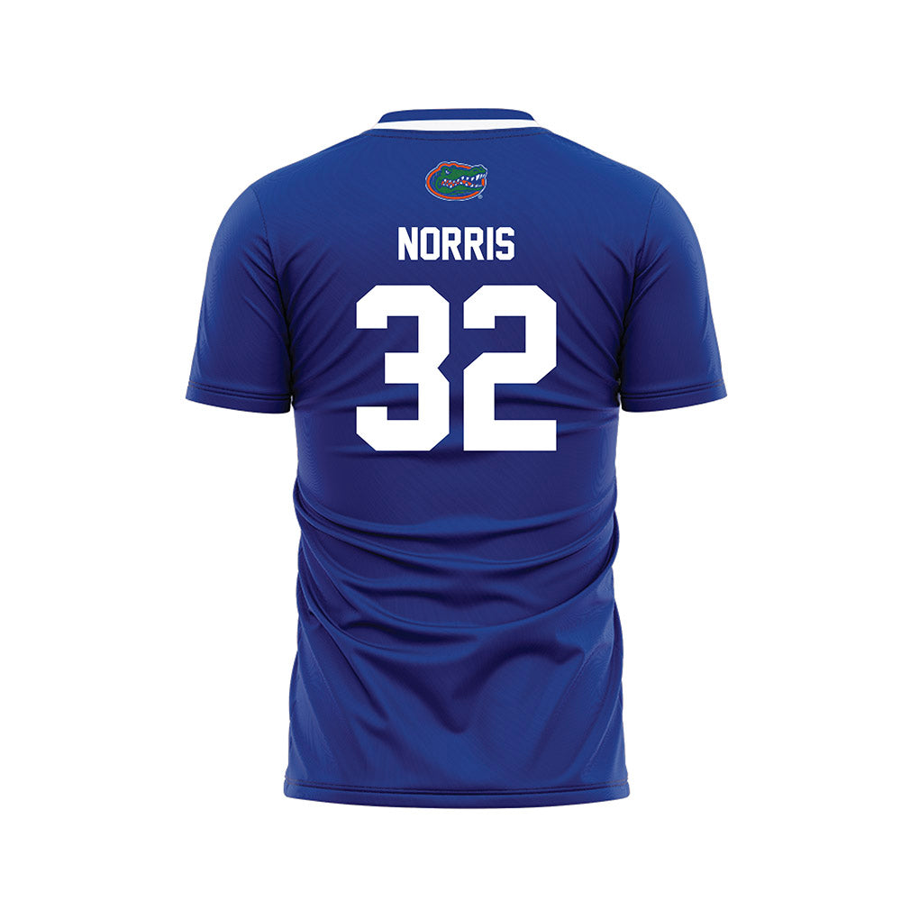Florida - NCAA Women's Soccer : Nylah Norris - Royal Soccer Jersey-1