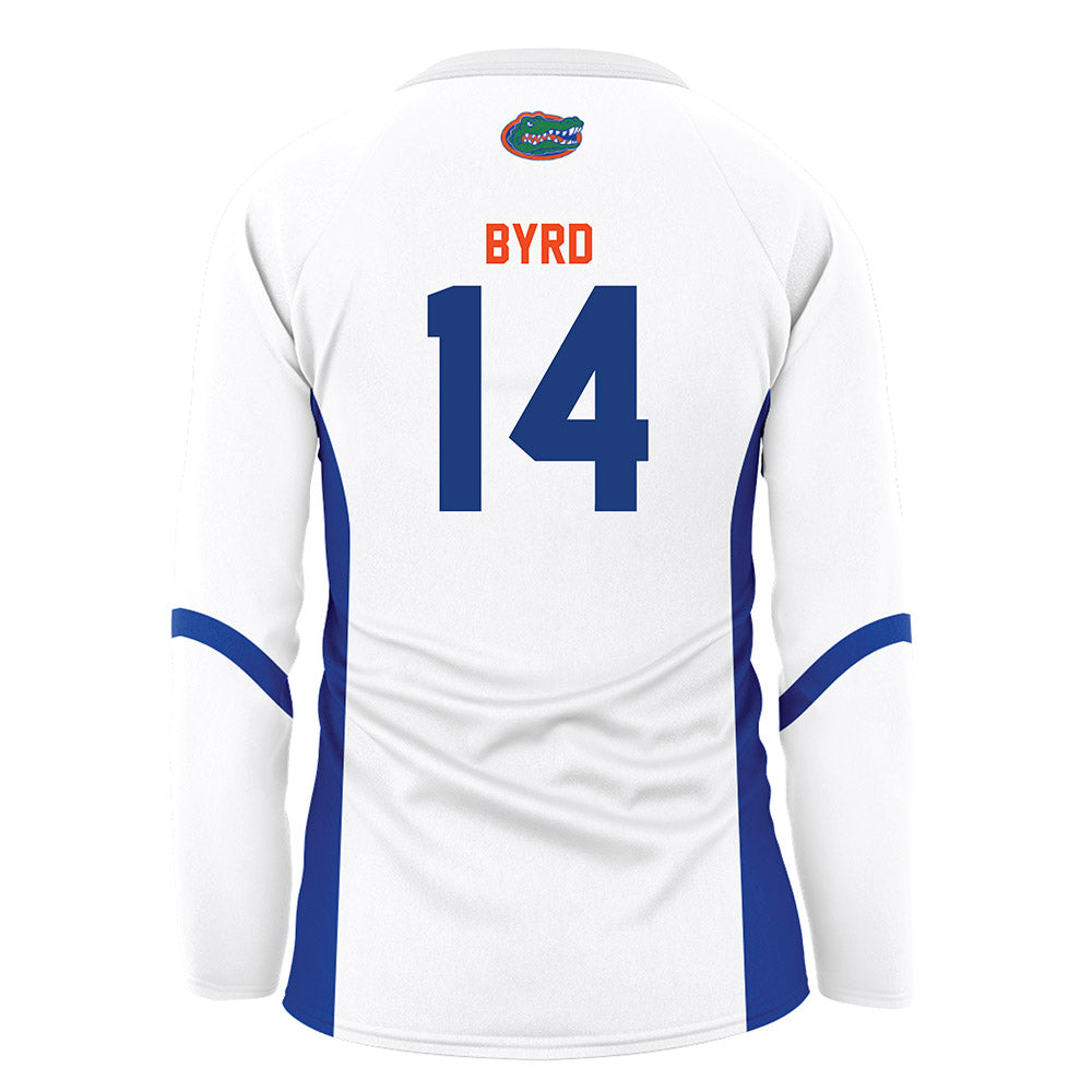 Florida - NCAA Women's Volleyball : Jordyn Byrd - White Volleyball Jersey-1