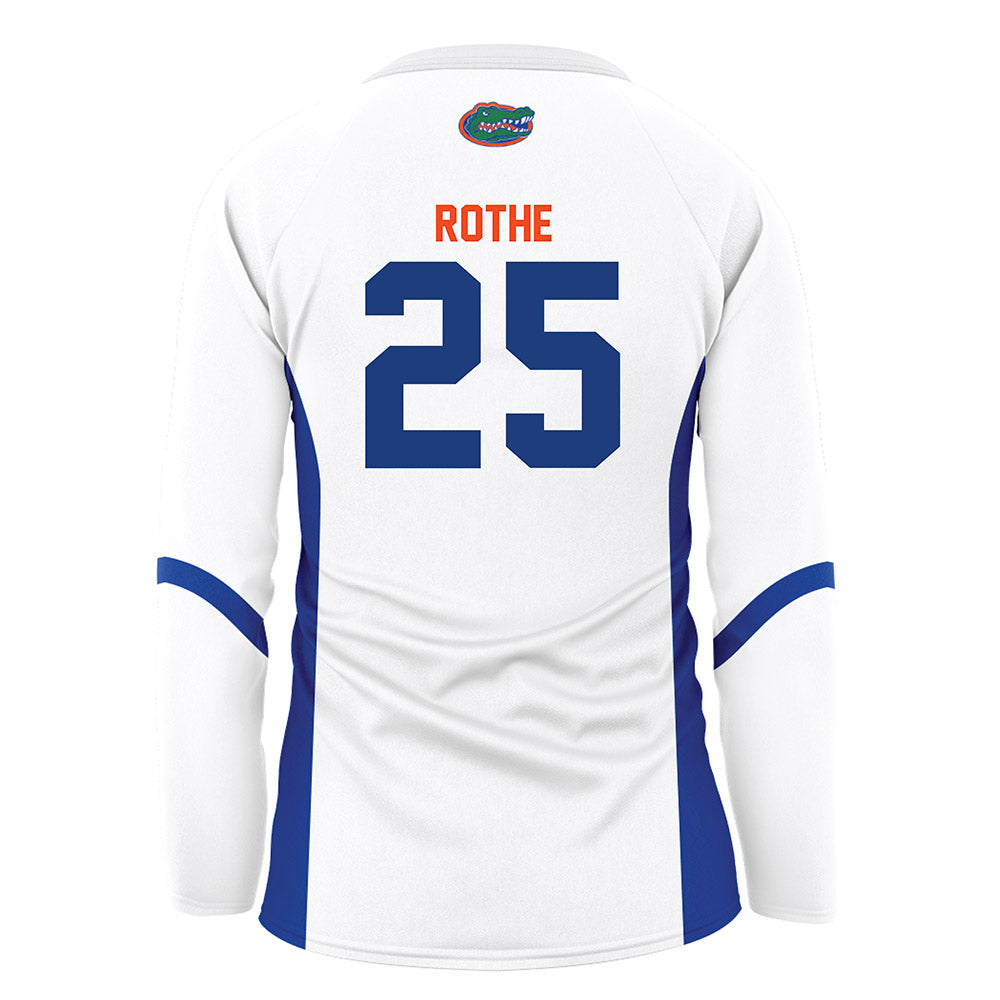 Florida - NCAA Women's Volleyball : Alec Rothe - White Volleyball Jersey-1