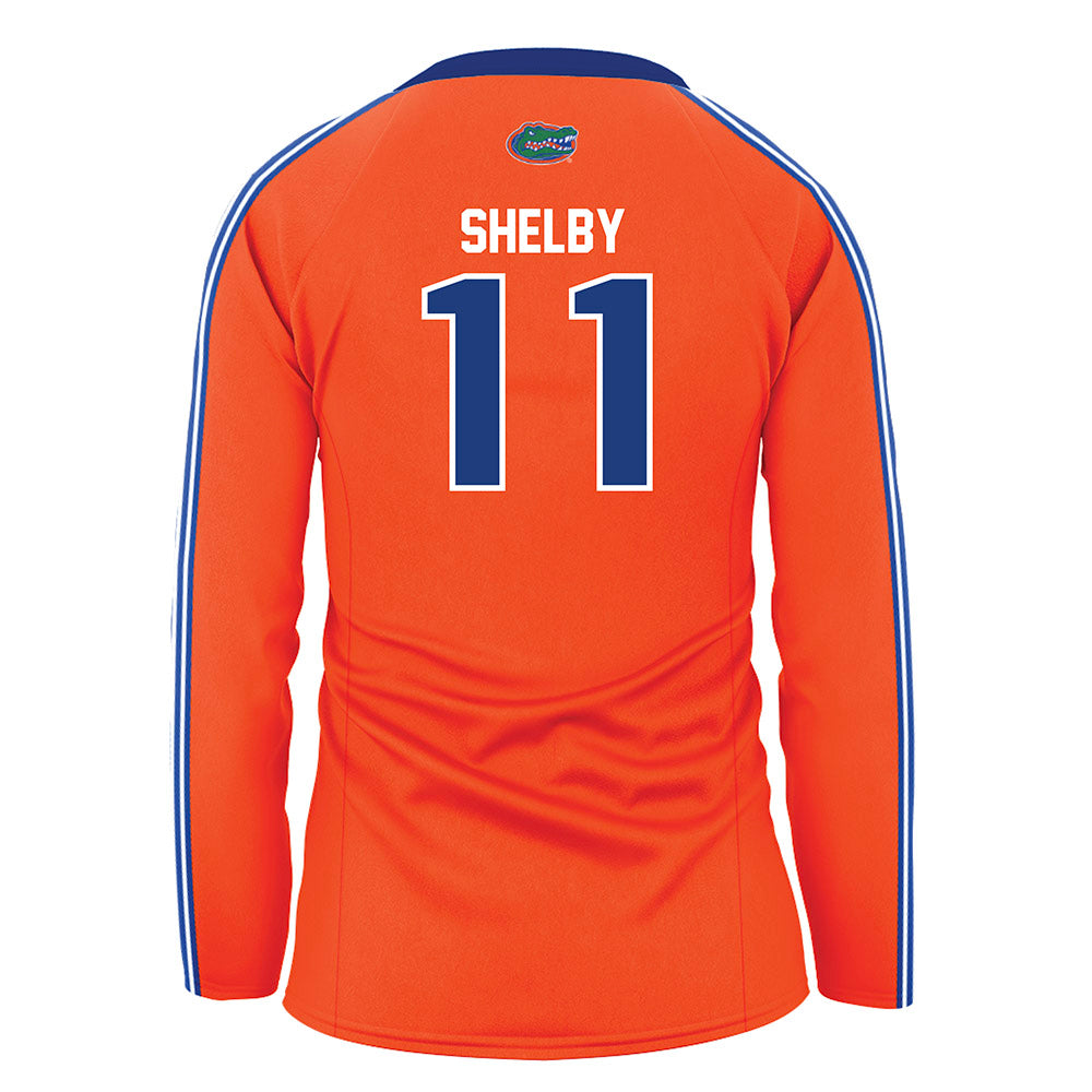 Florida - NCAA Women's Volleyball : Nadiya Shelby - Orange Volleyball Jersey-1