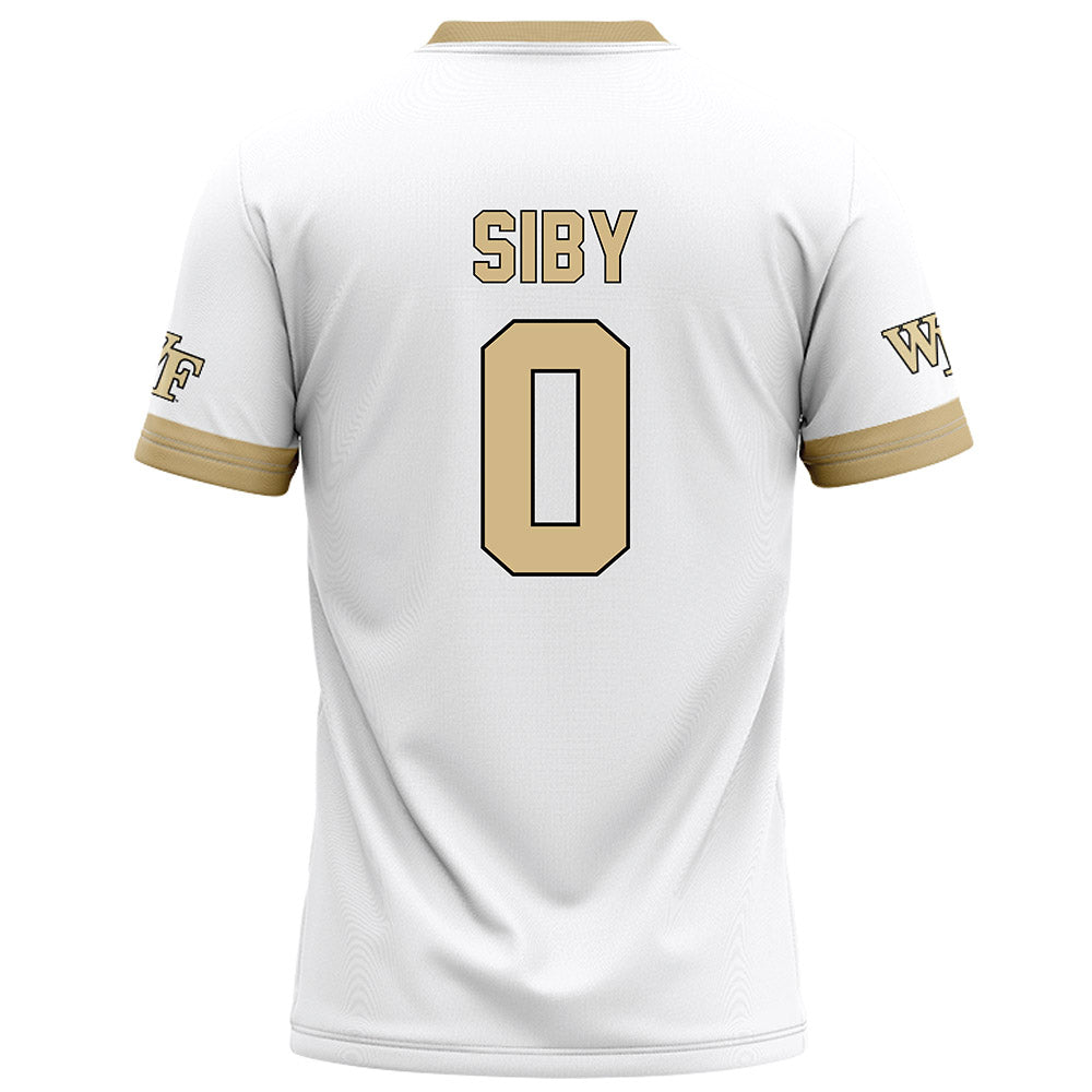 Wake Forest - NCAA Football : Mahamadou Siby - White Football Jersey-1