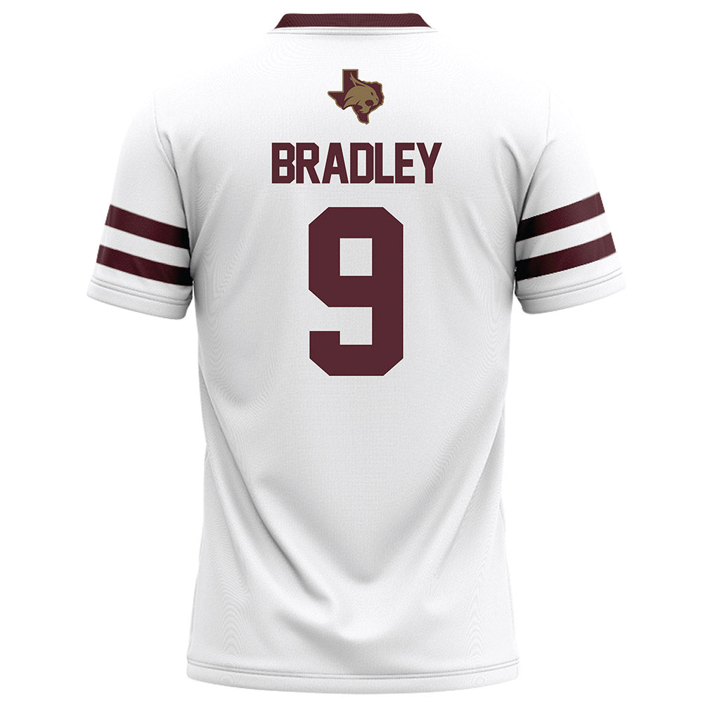 Texas State - NCAA Football : Jayden Bradley - White Football Jersey-1