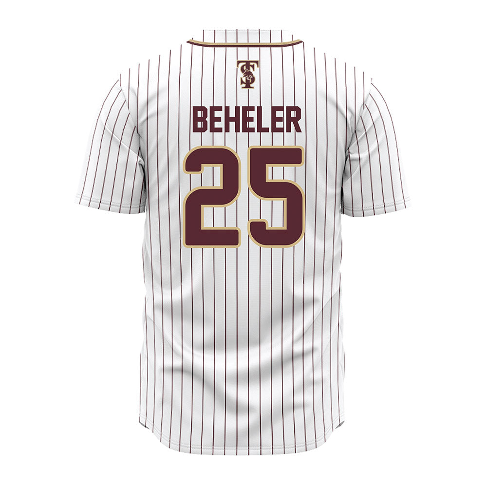 Texas State - NCAA Baseball : Blake Beheler - White Jersey-1