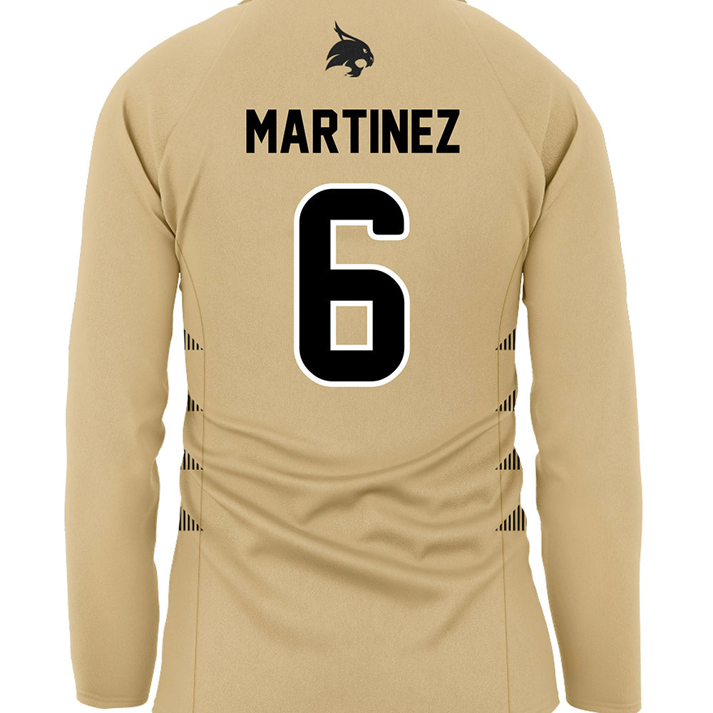 Texas State - NCAA Women's Soccer : Brooke Martinez - Gold Soccer Jersey-1