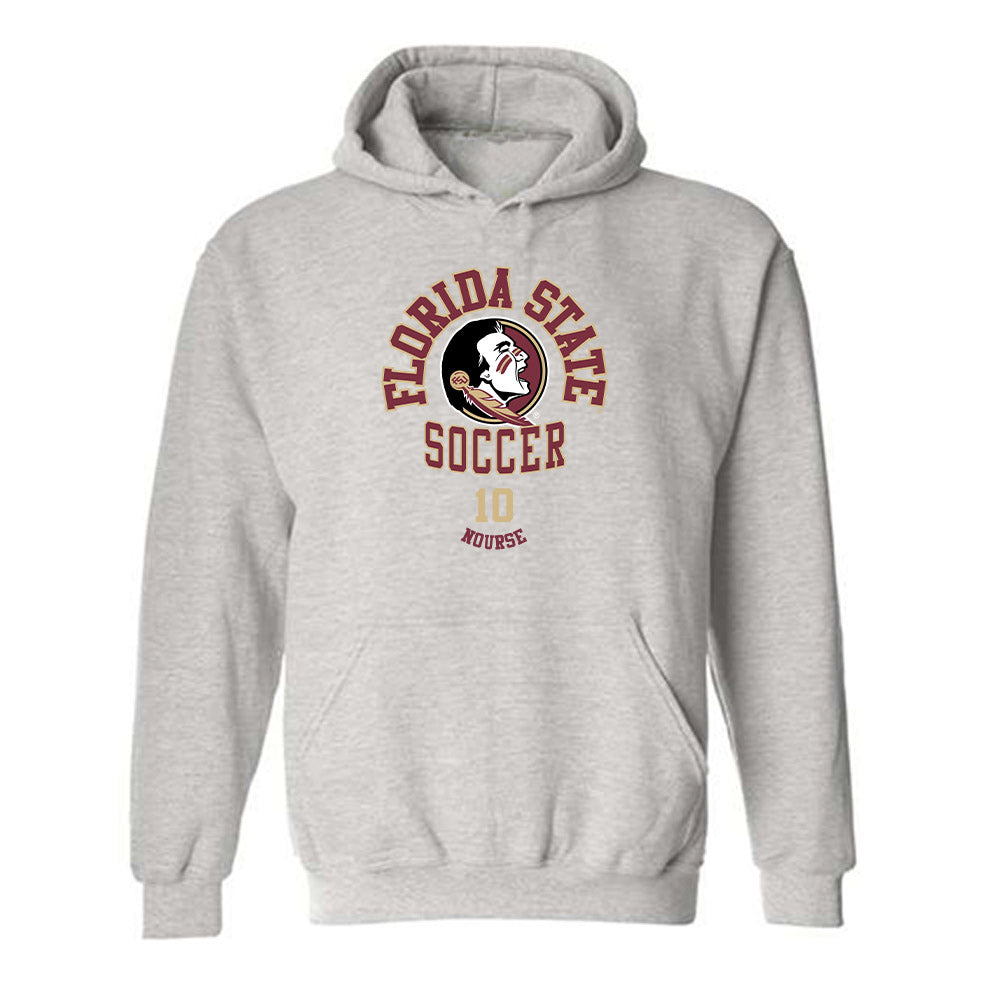 FSU - NCAA Women's Soccer : Peyton Nourse - Classic Fashion Shersey Hooded Sweatshirt