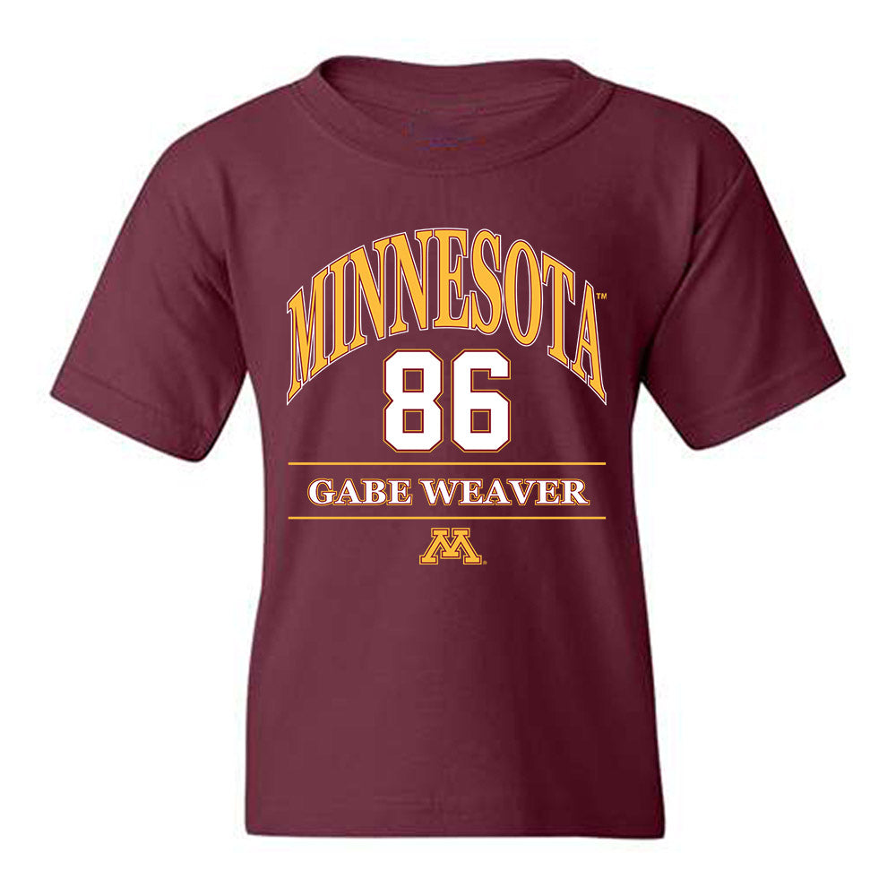 Minnesota - NCAA Football : Gabe Weaver - Classic Fashion Shersey Youth T-Shirt-0