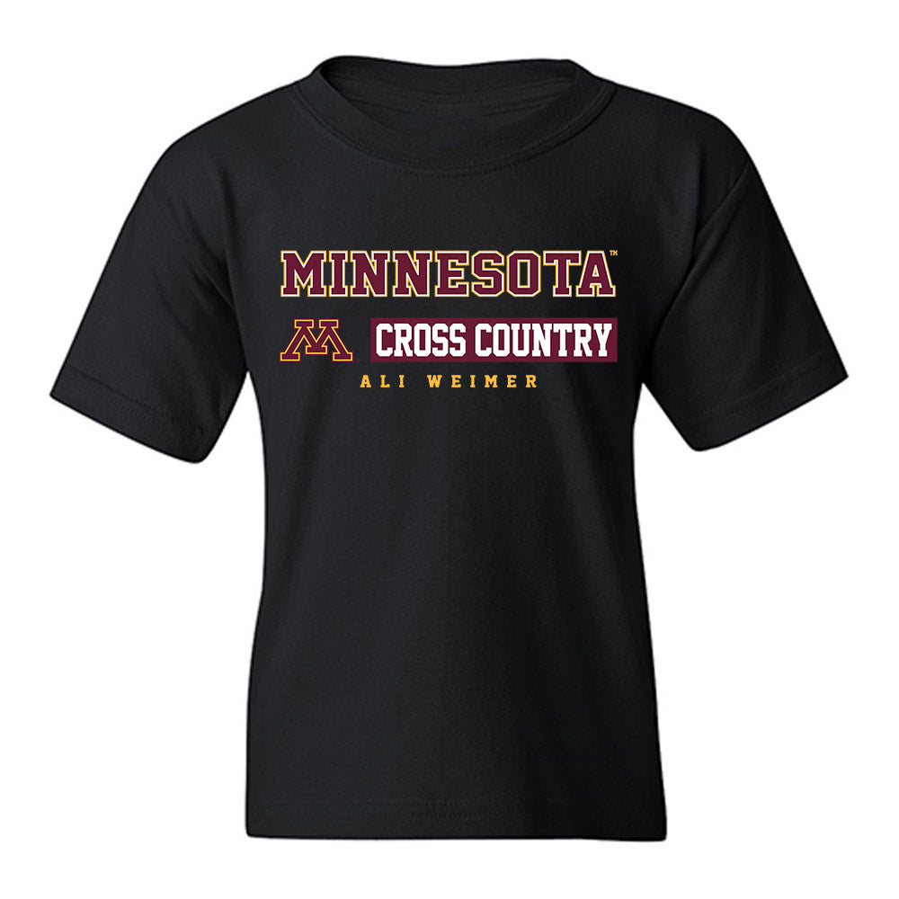 Minnesota - NCAA Women's Cross Country : Ali Weimer - Classic Fashion Shersey Youth T-Shirt-0