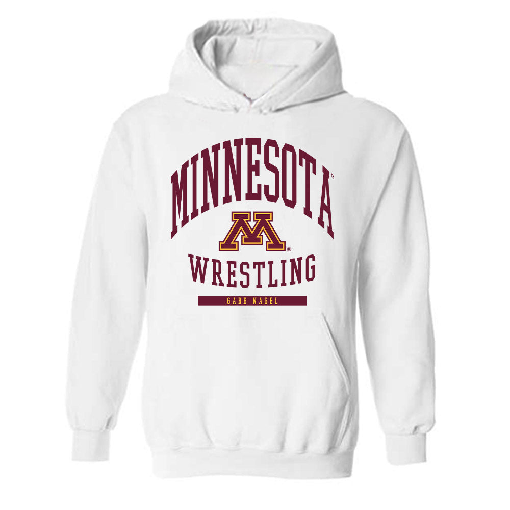 Minnesota - NCAA Wrestling : Gabe Nagel - Classic Fashion Shersey Hooded Sweatshirt-0