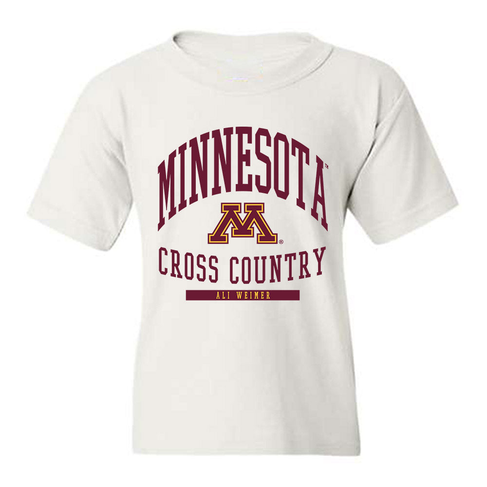 Minnesota - NCAA Women's Cross Country : Ali Weimer - Classic Fashion Shersey Youth T-Shirt-0