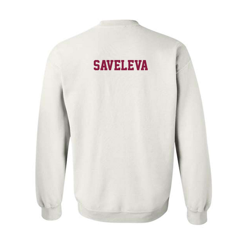 Virginia Tech - NCAA Dance Team : Katya Saveleva - Classic Fashion Shersey Crewneck Sweatshirt-1