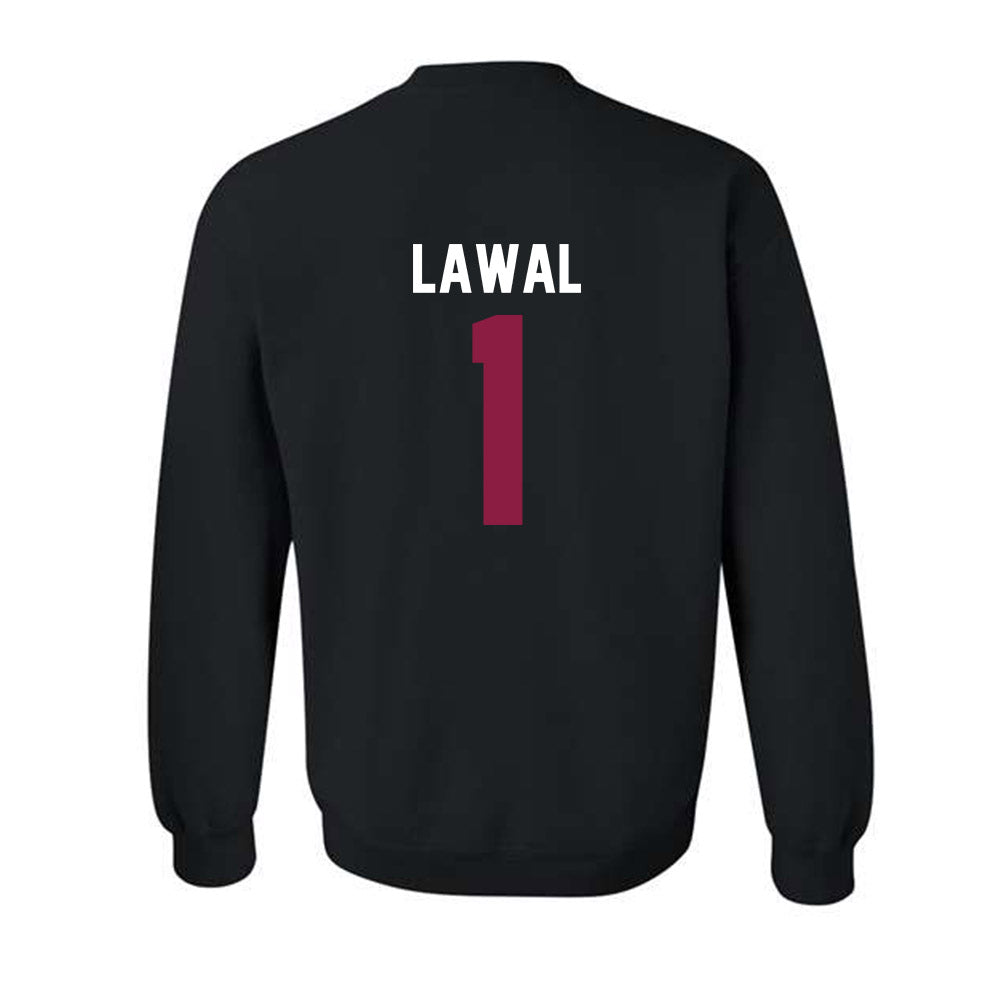 Virginia Tech - NCAA Men's Basketball : Tobi Lawal - Classic Fashion Shersey Crewneck Sweatshirt-1