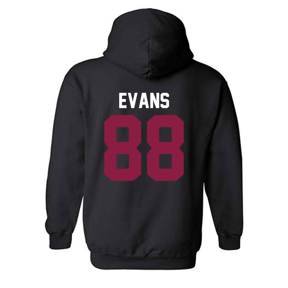 Virginia Tech - NCAA Football : Christian Evans - Classic Fashion Shersey Hooded Sweatshirt-1