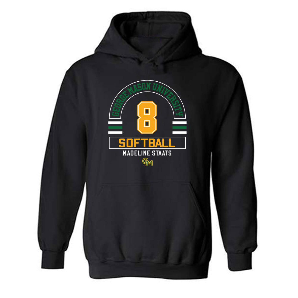 GMU - NCAA Softball : Madeline Staats - Classic Fashion Shersey Hooded Sweatshirt-0